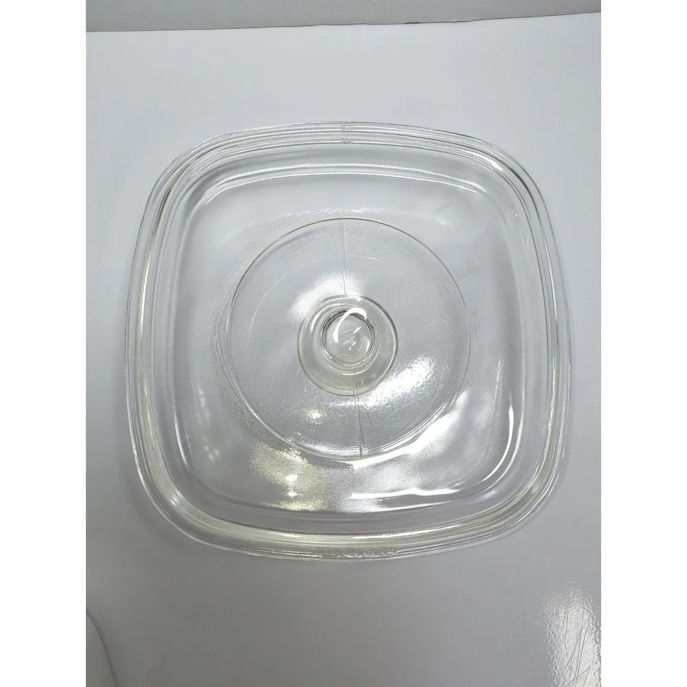Corning Ware Country Cornflower UV Glow Pyrex Corelle 1 Qt Square Casserole Dish